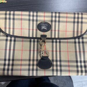 Authentic Vintage Burberrys Document/laptop pouch